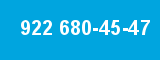 922 680-45-47